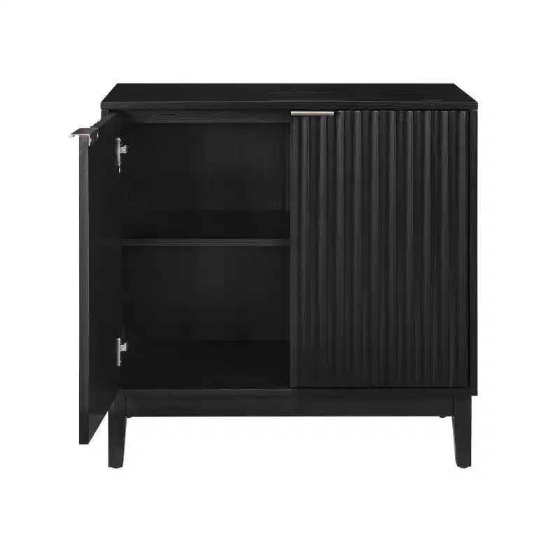 31 Armadietto Buffet, Credenza in Legno per Caffè con Ripiano Regolabile, Tavolo Consolle da Ingresso, Mobile Dispensa da Pavimento per Cucina