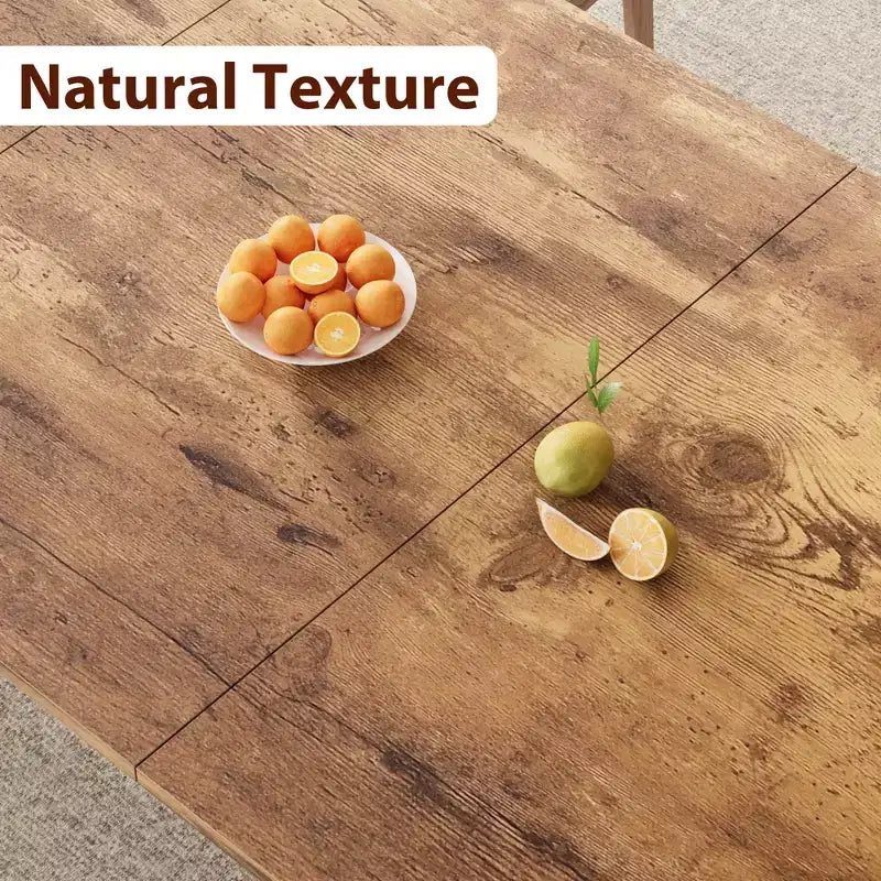 Tavolo da Cucina Lungo 200 cm per 6-8 Persone, Grande Tavolo da Pranzo Rettangolare, Tavolo Industriale da Interno per Ristorante con Robusta Struttura in Metallo (Solo Tavolo)
