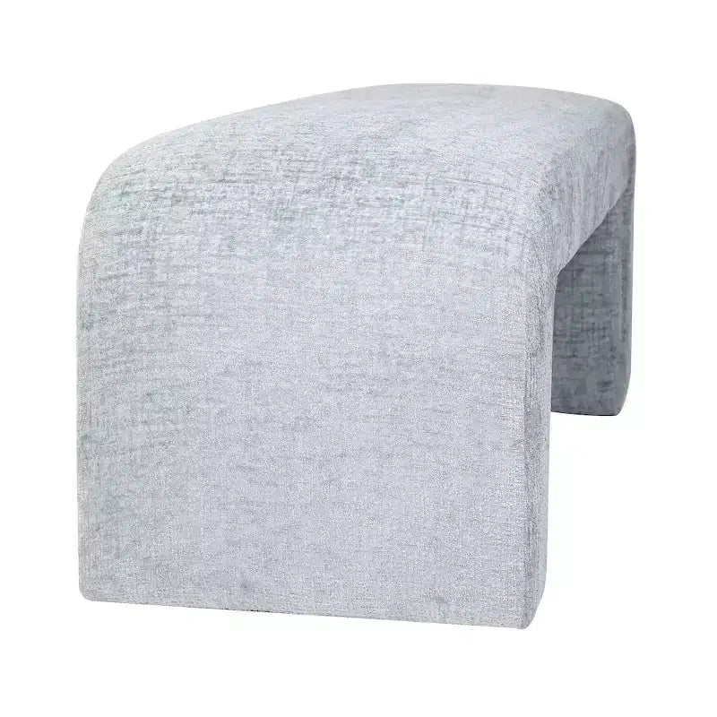 Panca piccola Sophia Modern Luxury Curved Waterfall Jacquard