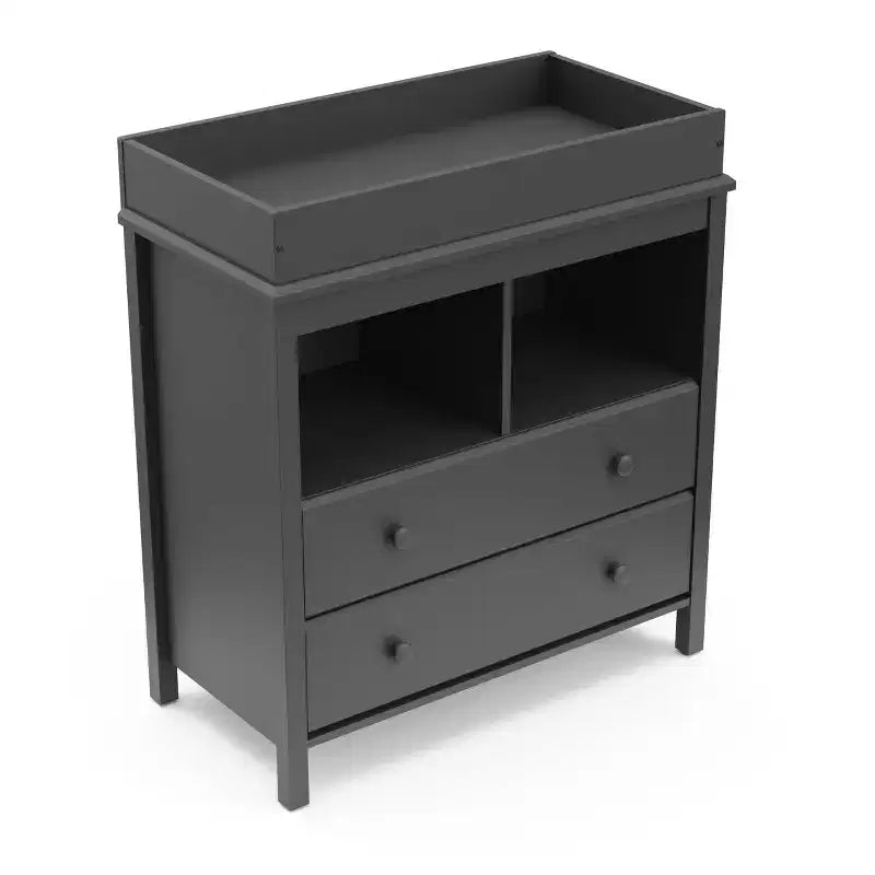 Cassettiera fasciatoio Storkcraft Alpine a 2 cassetti con piano fasciatoio