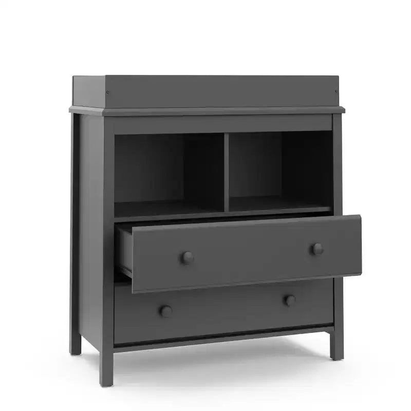 Cassettiera fasciatoio Storkcraft Alpine a 2 cassetti con piano fasciatoio